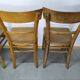 Lot of 4 Luterma Wood Bistrot Chair - year 50 - 60