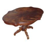 Napoleon 3 style violin table with chamfered top