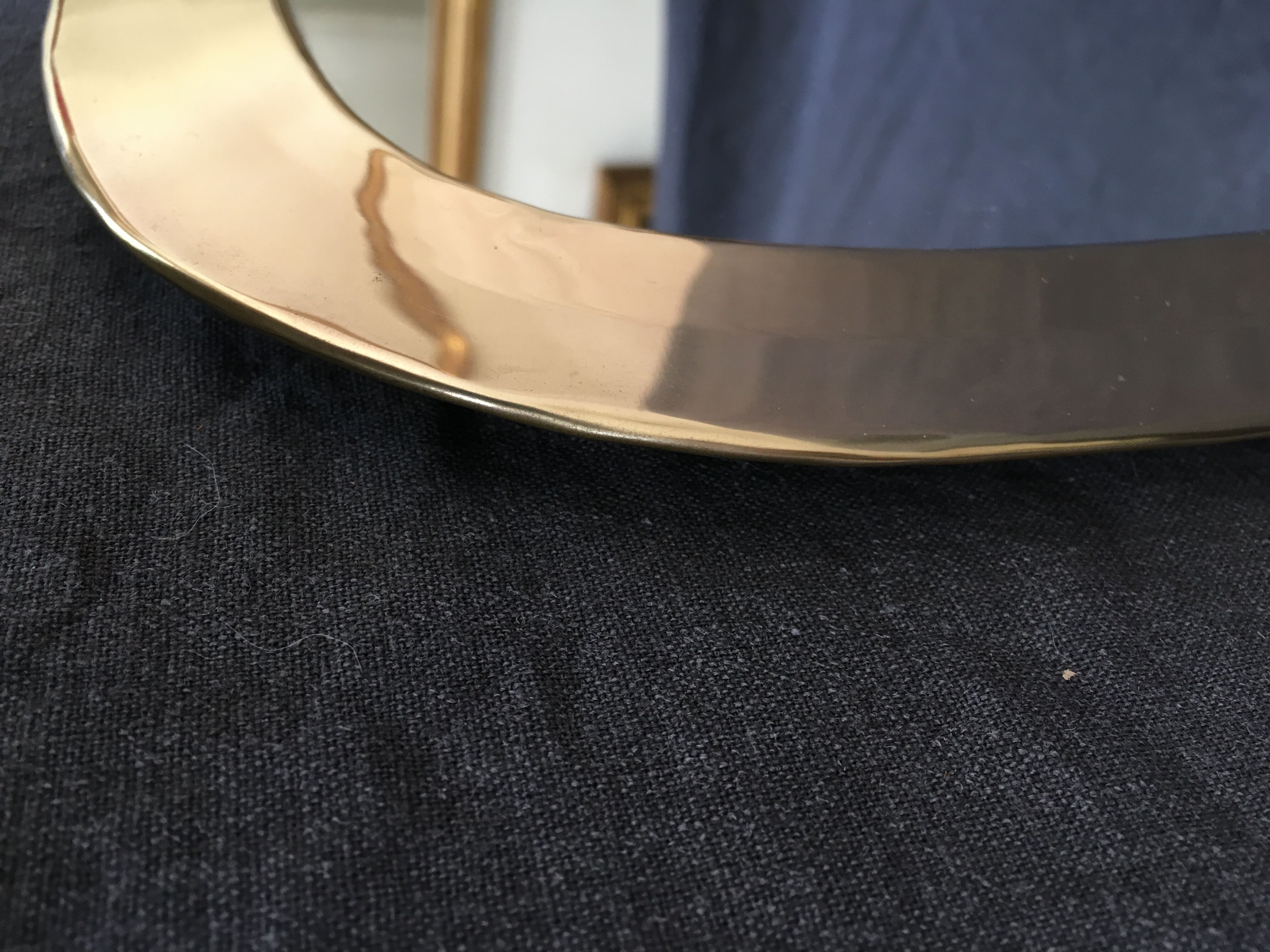 Golden drop mirror   28x42cm