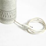 1960s white Rimini ceramic table lamp by Aldo Londi for Bitossi Italy