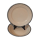 Set de 2 plats Salins Damier en Terre de Fer