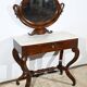 Burl Mahogany Dressing Table, Restoration Period – Early 19th Century