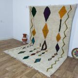 Handmade wool Berber rug 300 x 190 cm