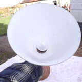 White opaline 50s Mazda lamp