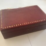 Vintage leather game box