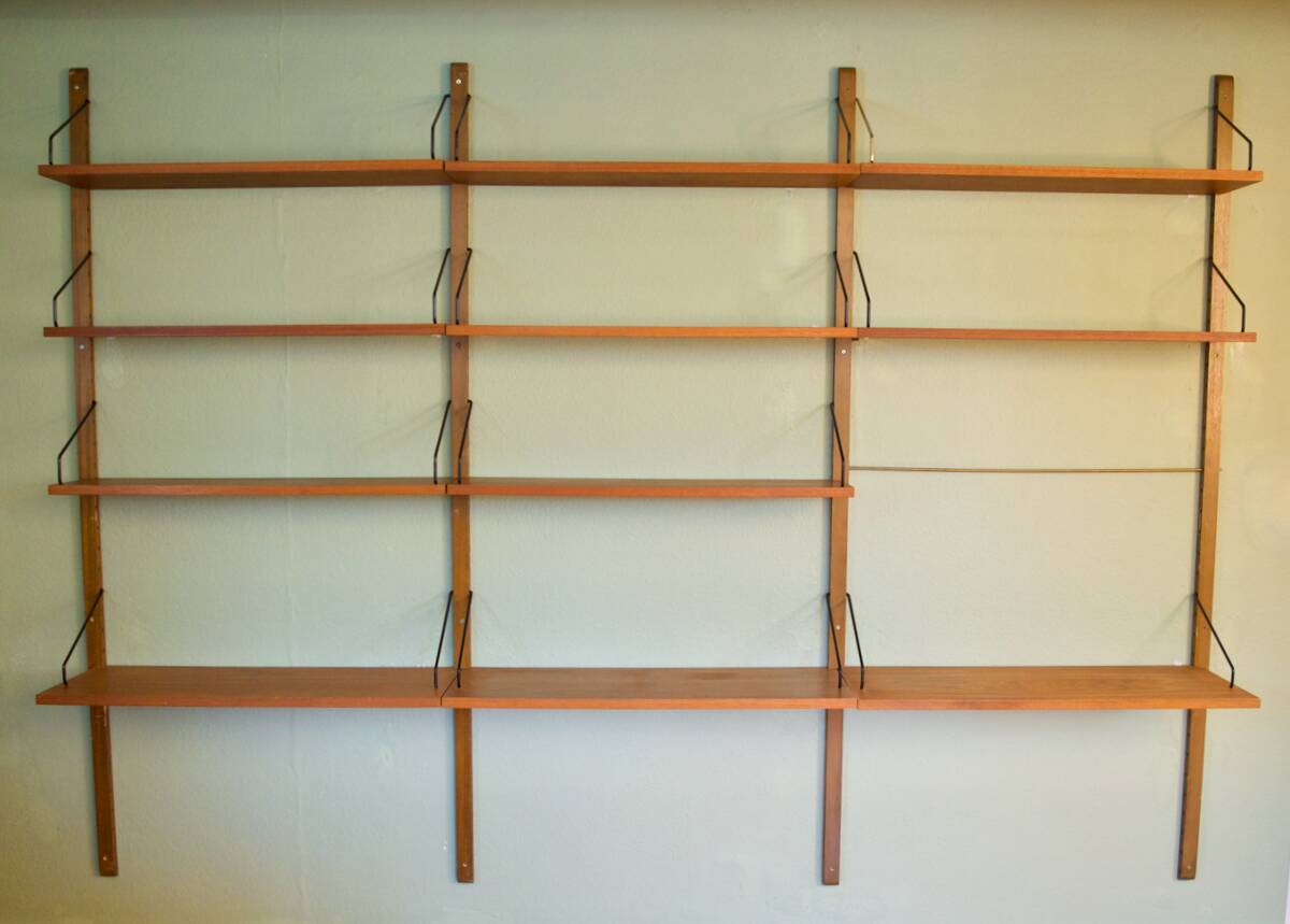 Poul Cadovius Teak 'Royal' Wall System.