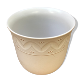 Cache pot plantes céramique allemande beige décoration germany vintage