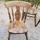 Set of 4 mountain style chairs from the 60s in beech