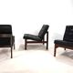 France & Son Set of 3 Modular Leather Armchairs by O. Gjerløv-Knudsen/T. Li