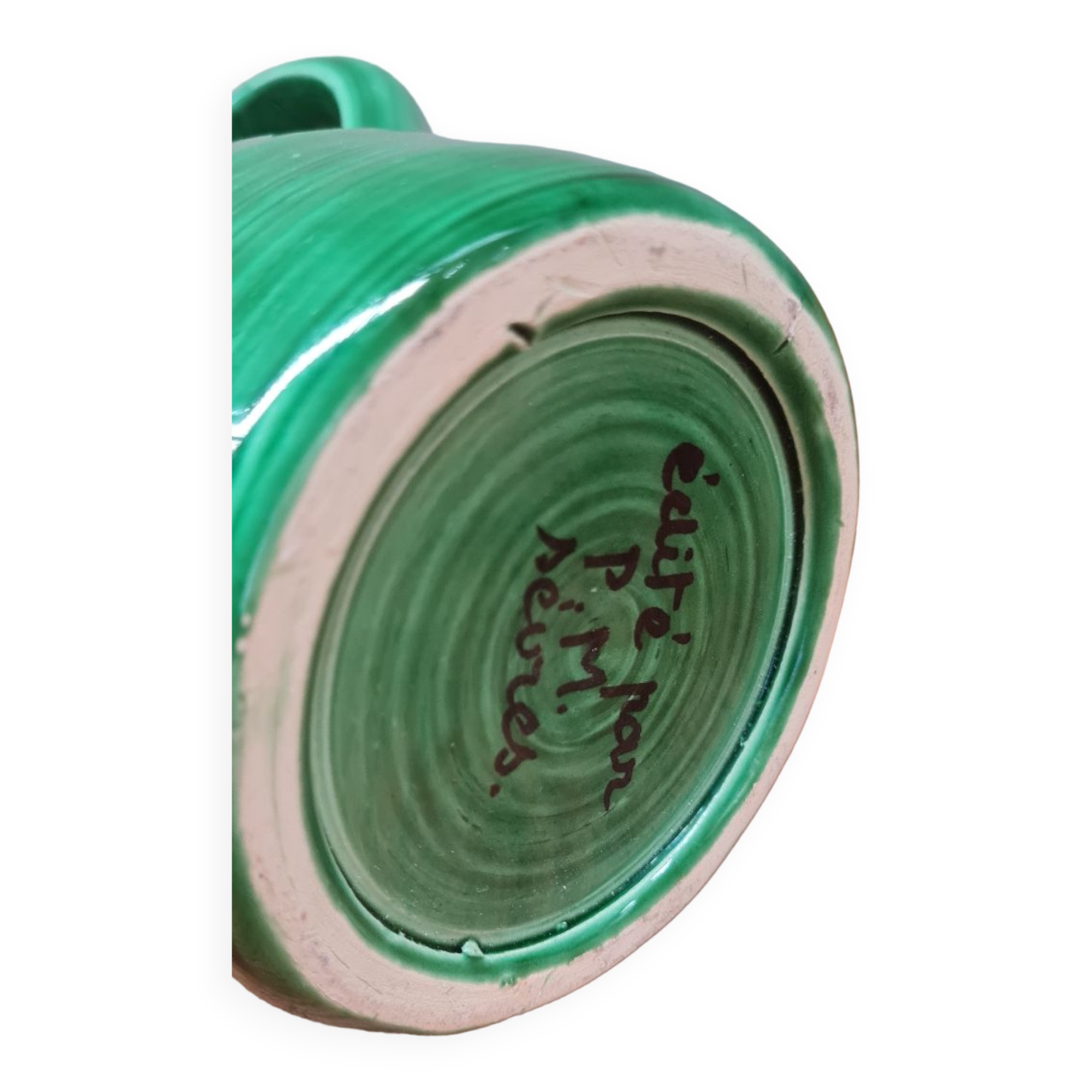 Paul millet sevres ceramic pitcher