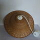 Wicker hanging lamp