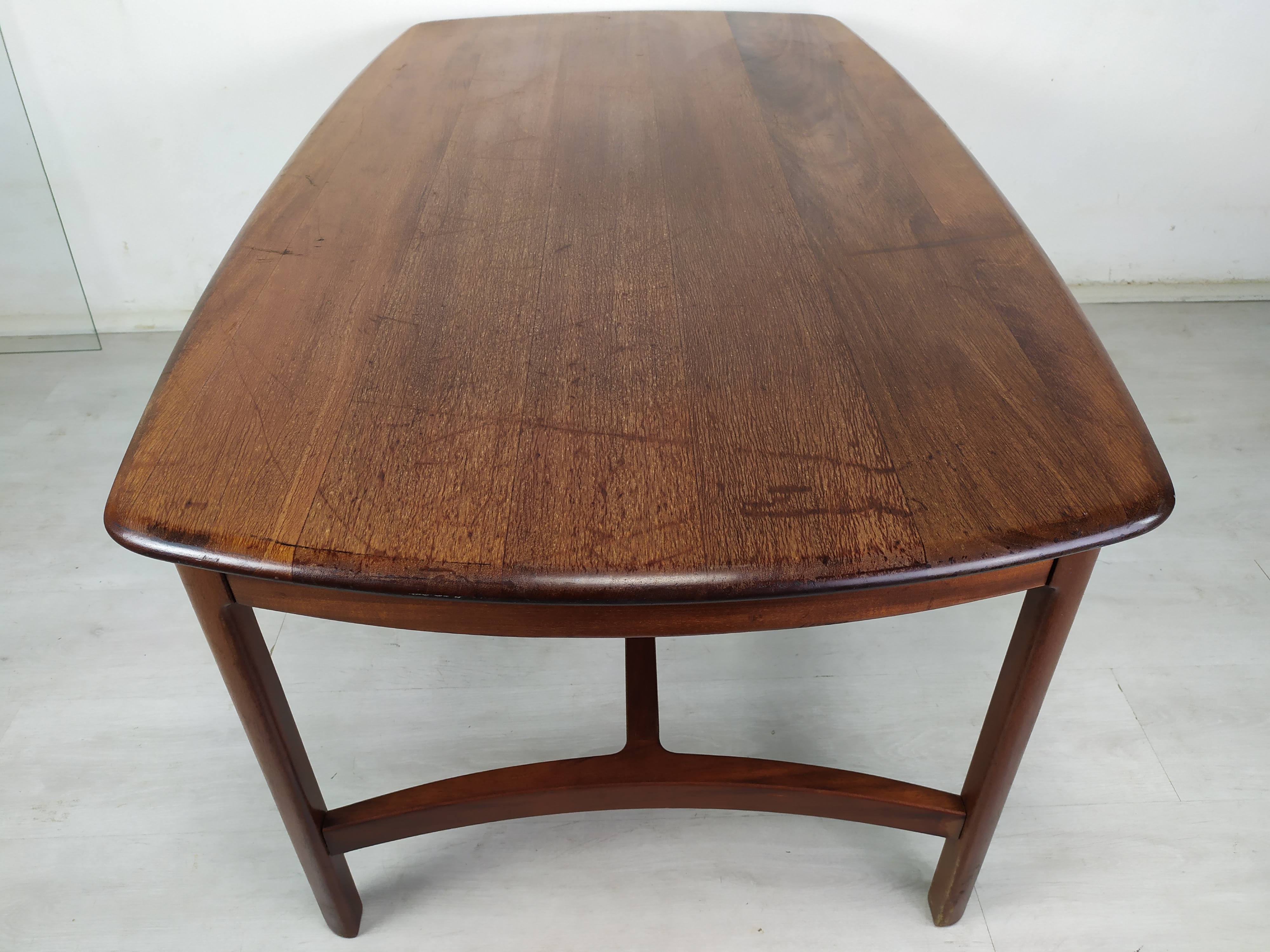 Scandinavian teak coffee table