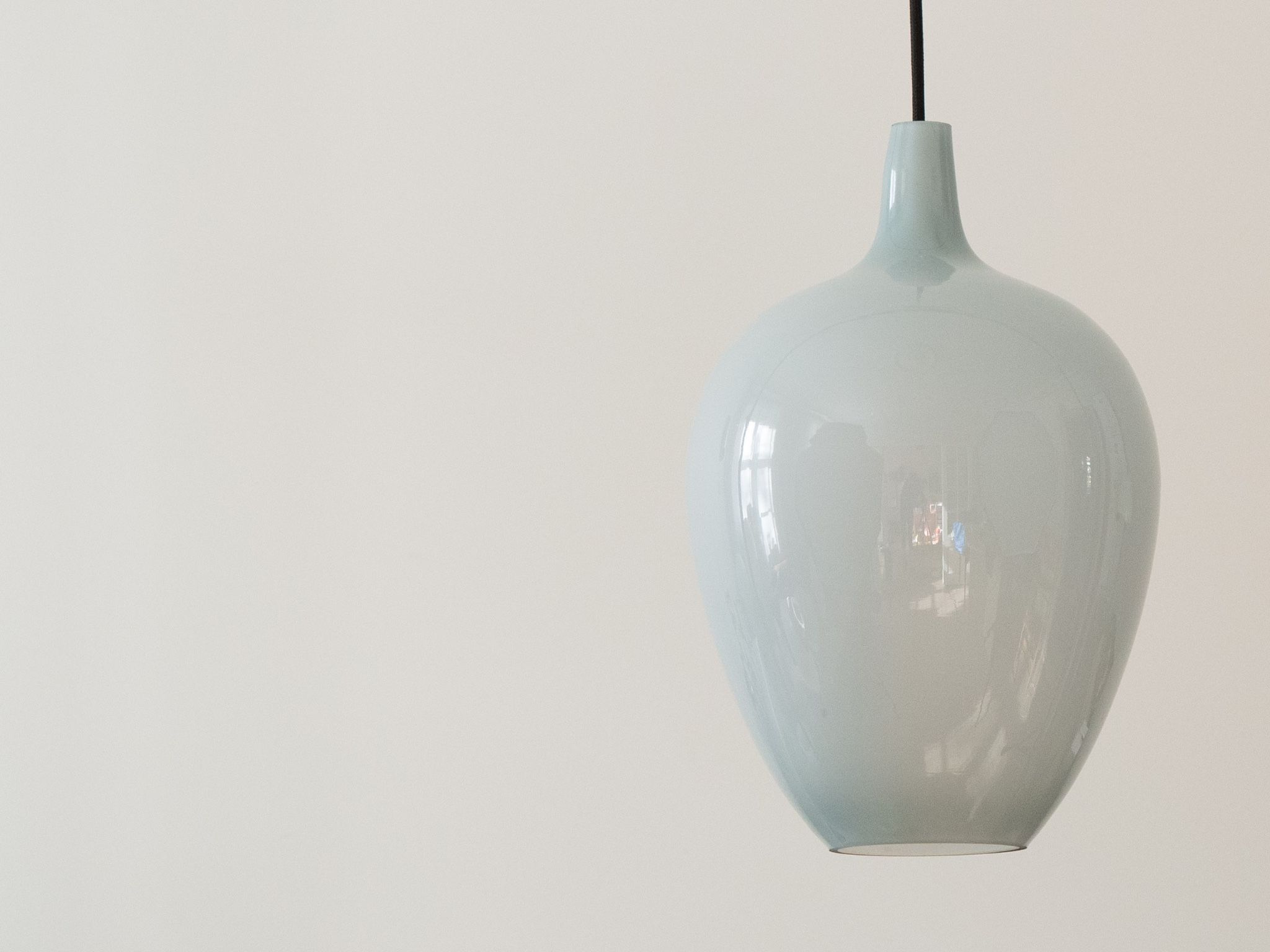 Danish vintage Pompei pendant lamp by Jo Hammerborg Fog og Morup Holmegaard