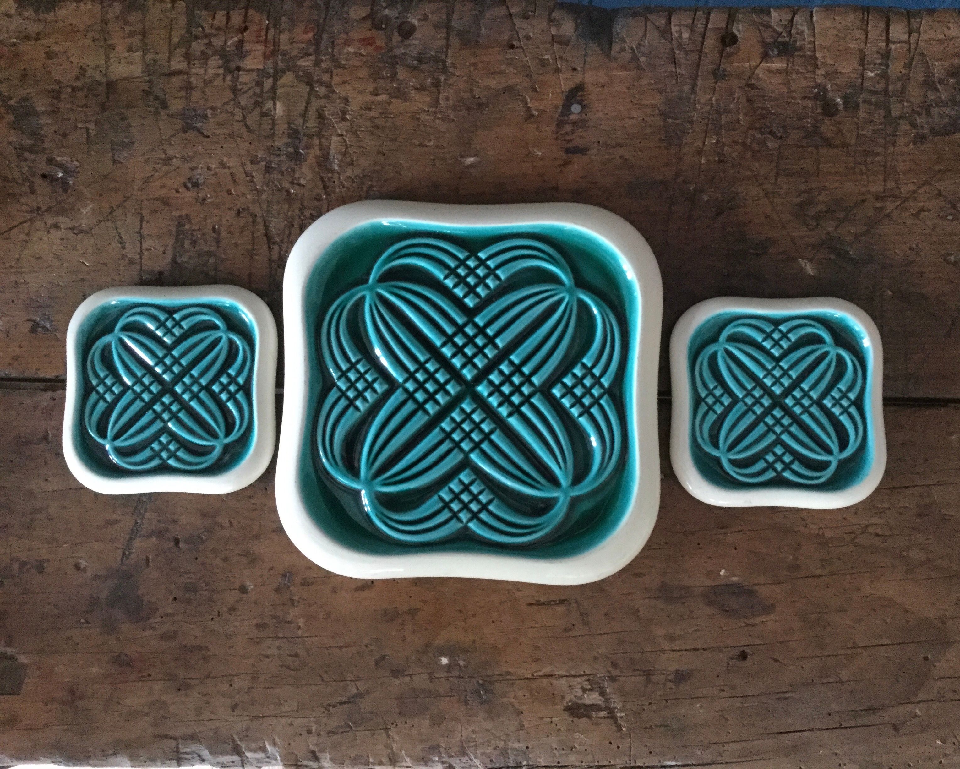 Under the plate and under glass