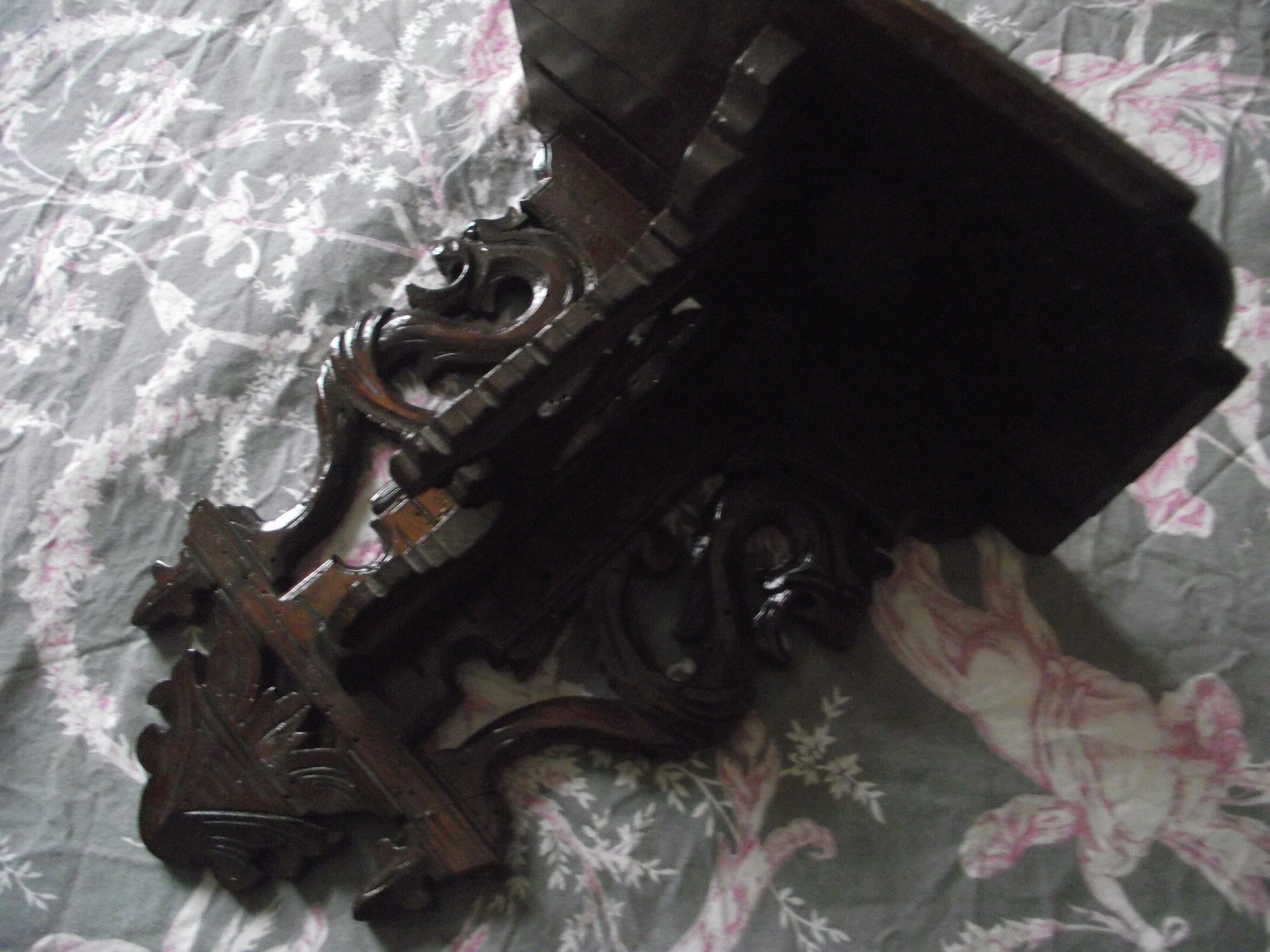 Early 20th century carved wooden console.