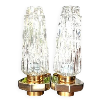 Pair of wall sconces— International design, circa 1960–1970
