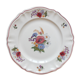 Round earthenware dish "Agreste" Sarreguemines