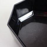 Black bowl Octime Arcoroc 80's