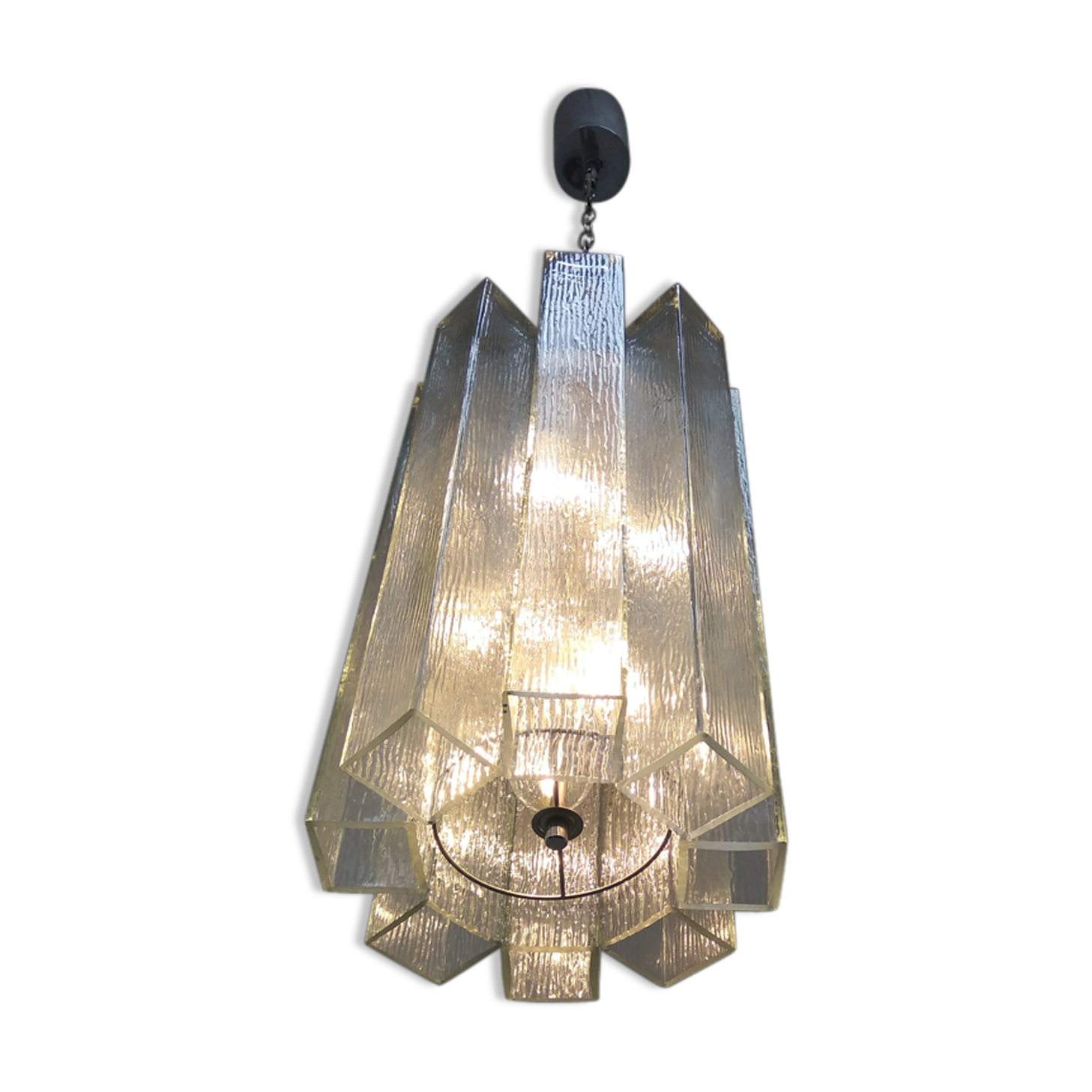 Suspension Doria in glass