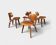 Set of 4 DCW chairs in walnut, Charles & Ray Eames, Herman Miller, 1950s