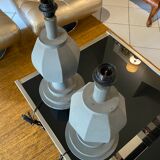Paire de lampe décorative en tôle