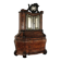 Antique trumeau with walnut mirrors, Italy 20th century