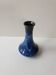 Blue ceramic soliflore vase (Puisaye stoneware) signed Aristide Mallet?