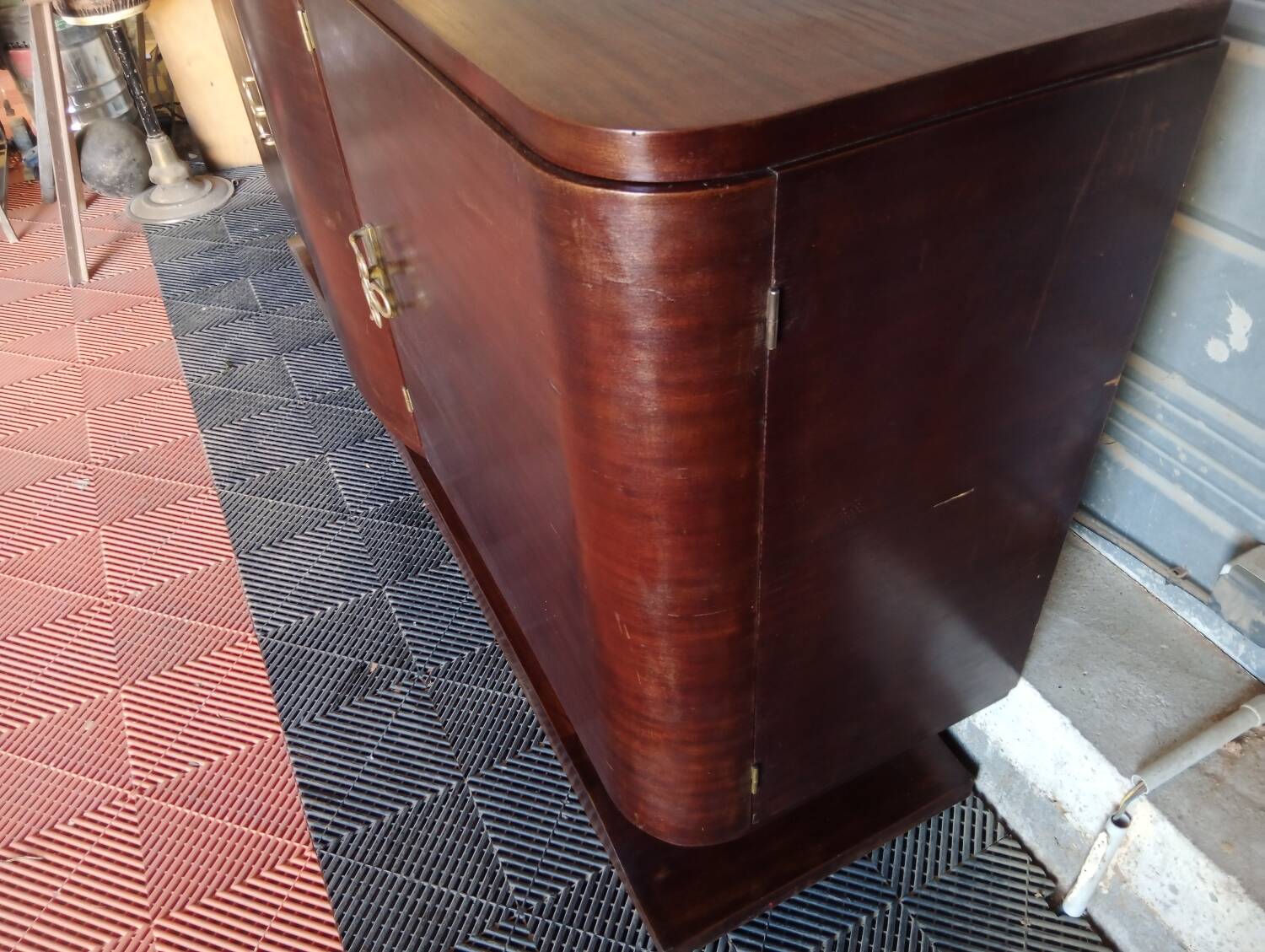 Art Deco sideboard with 3 doors