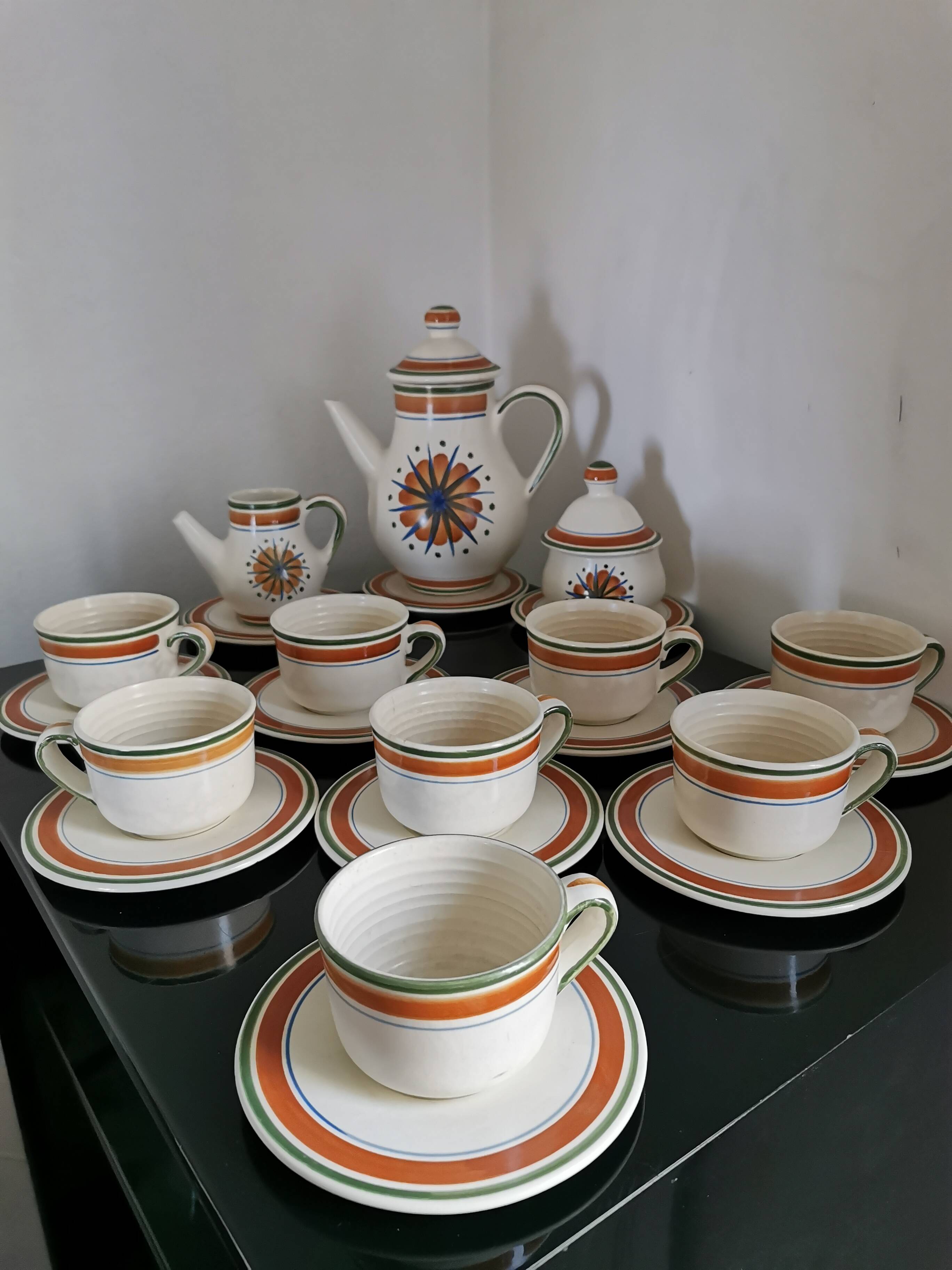 Service thé / café longchamp vintage