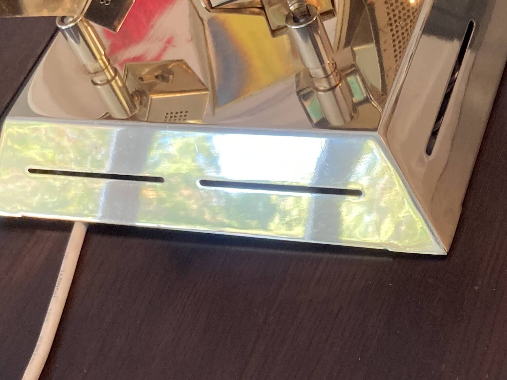 Vintage brass ceiling light OMI – Space Age design from the 1970s