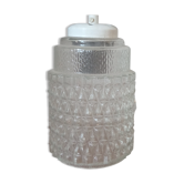 Vintage glass pendant lamp