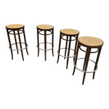 4 x Thonet 82 / 204 RH stool Height 80 Width 45 cm Price / set of 4 thonet