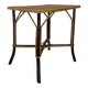 Wood and rattan table from 1920