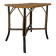 Wood and rattan table from 1920