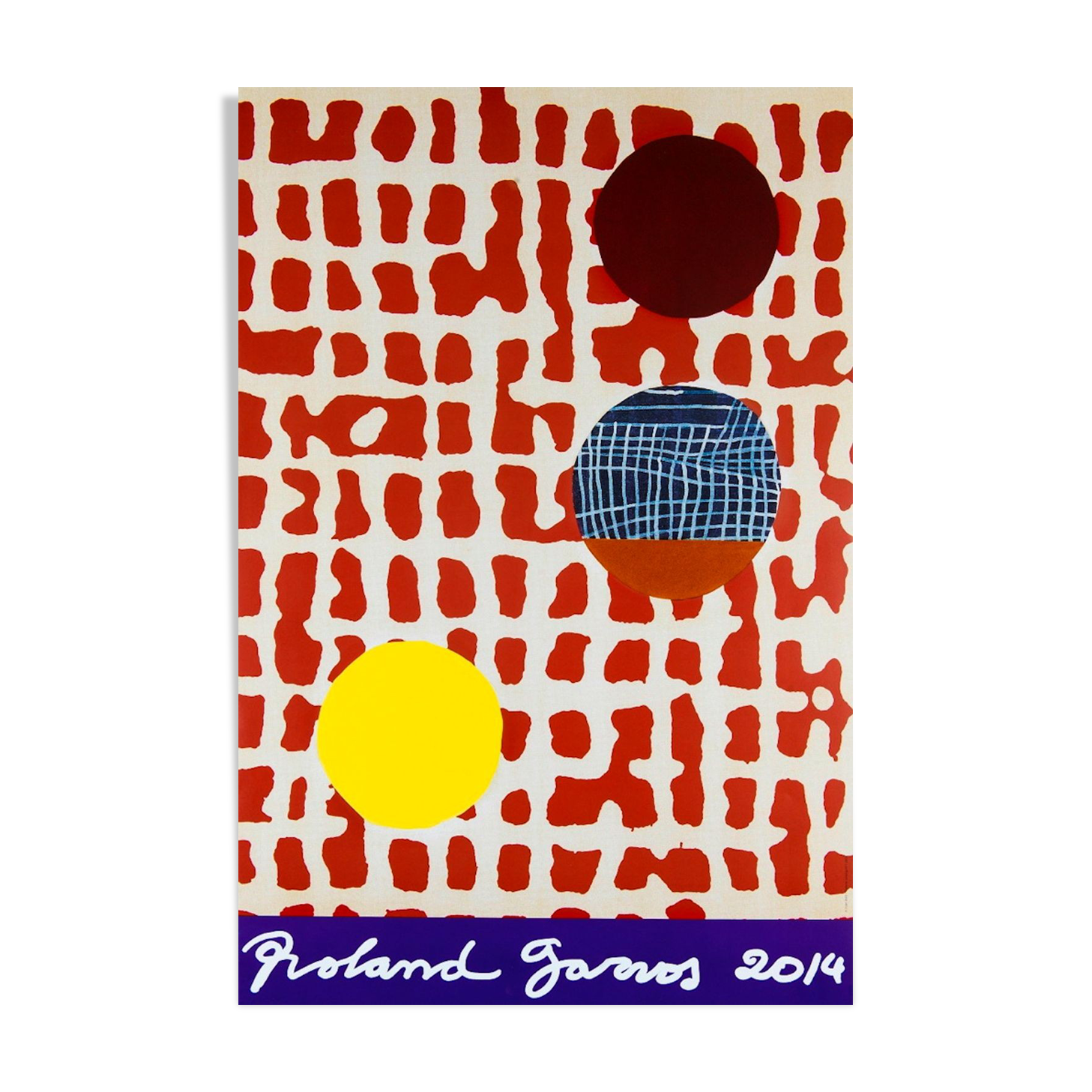 Affiche officielle Roland Garros 2014 par Jan Uslé