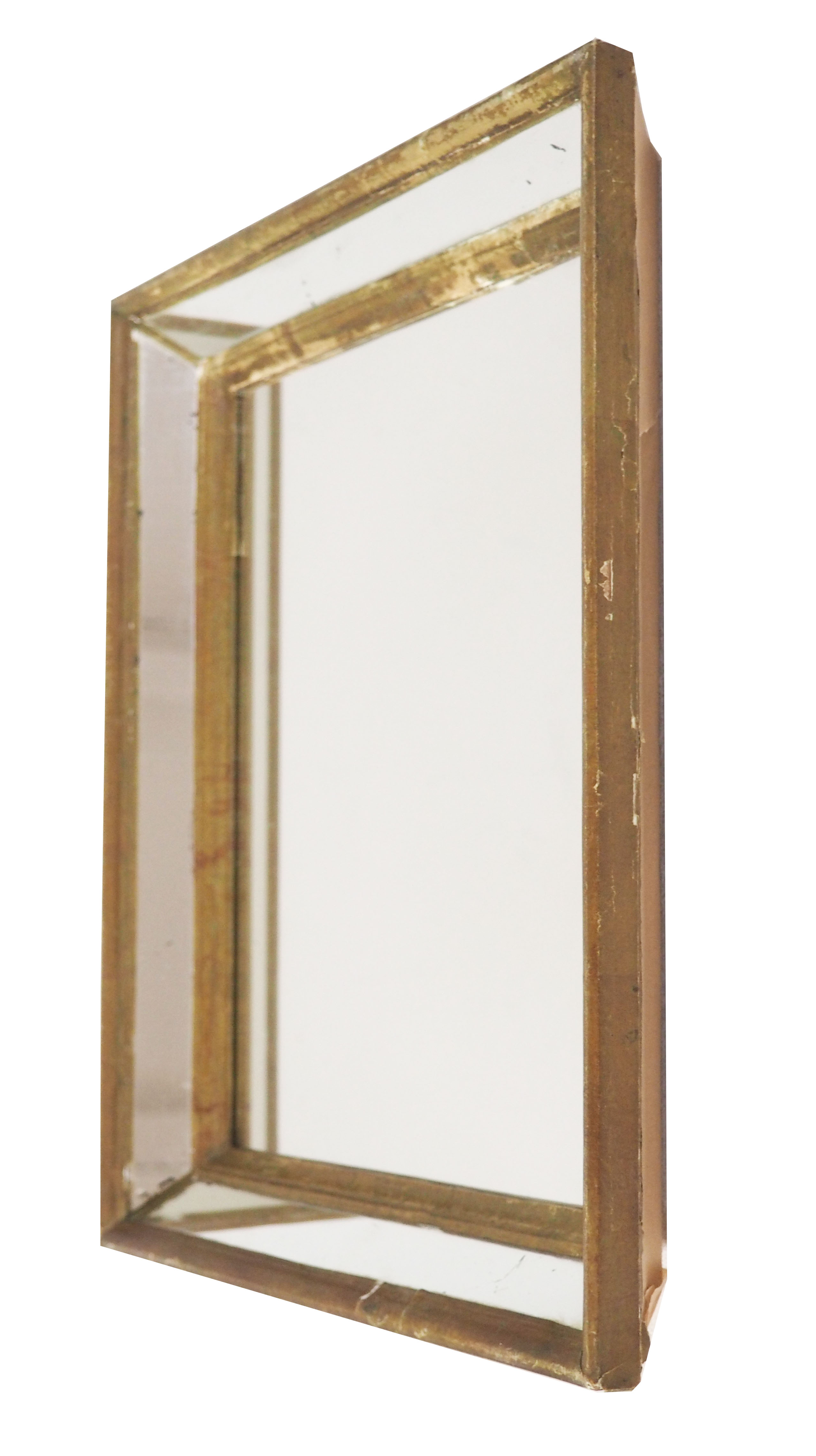 Old faceted mirror