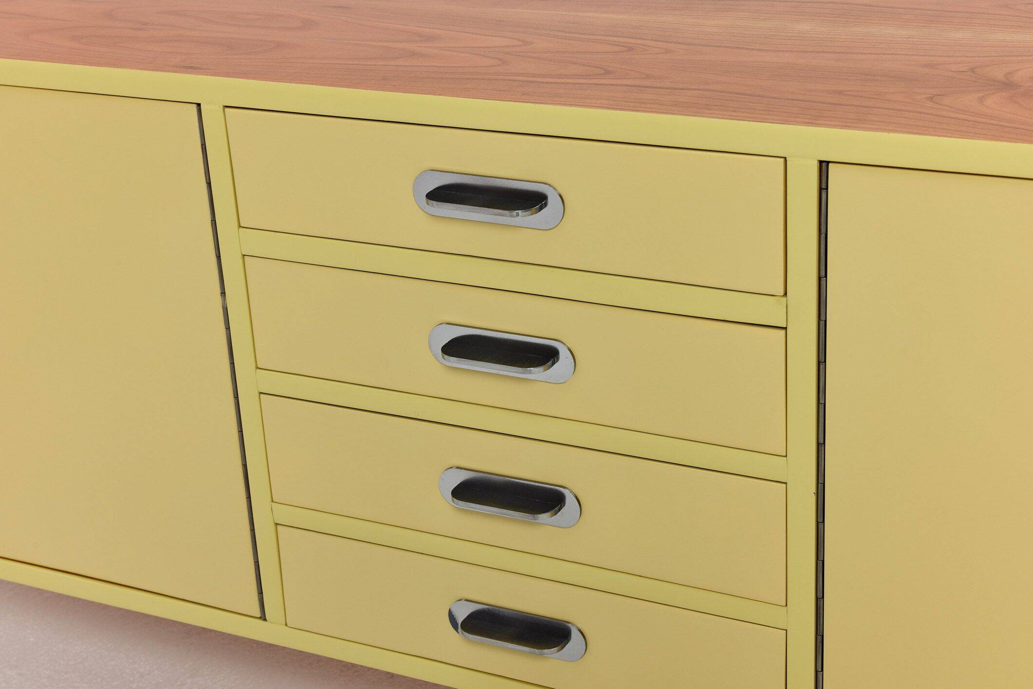 Industrial Vintage Mid-Century Sideboard, Steel, 1960s