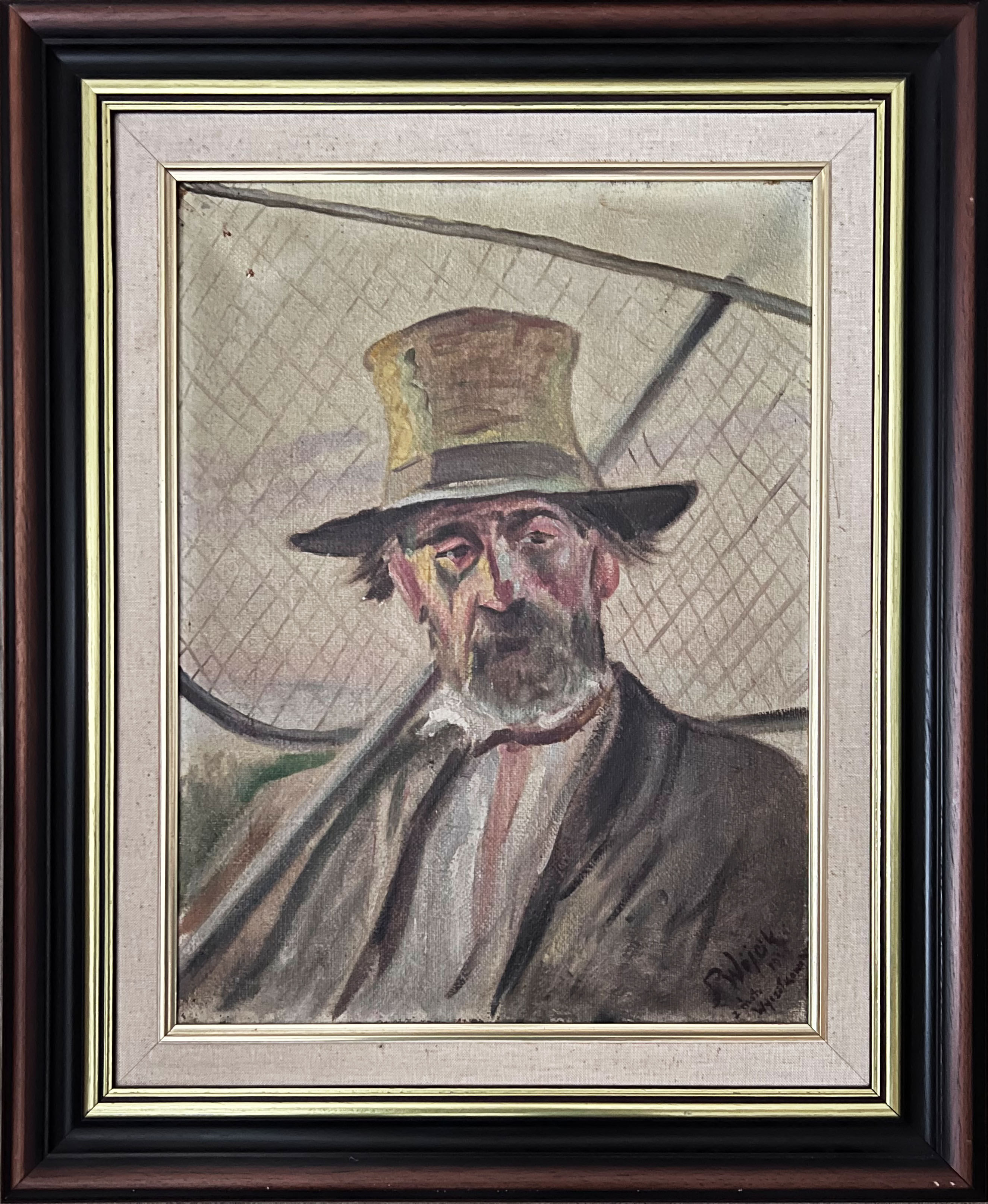 "The Fisherman" by Wöjcik after Léon Wyczolkowski