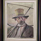 "The Fisherman" by Wöjcik after Léon Wyczolkowski