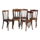 Antique dining chairs (c. 1920). Set of 6, no. 2