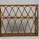 Rattan shelf