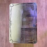 Mirrored side table