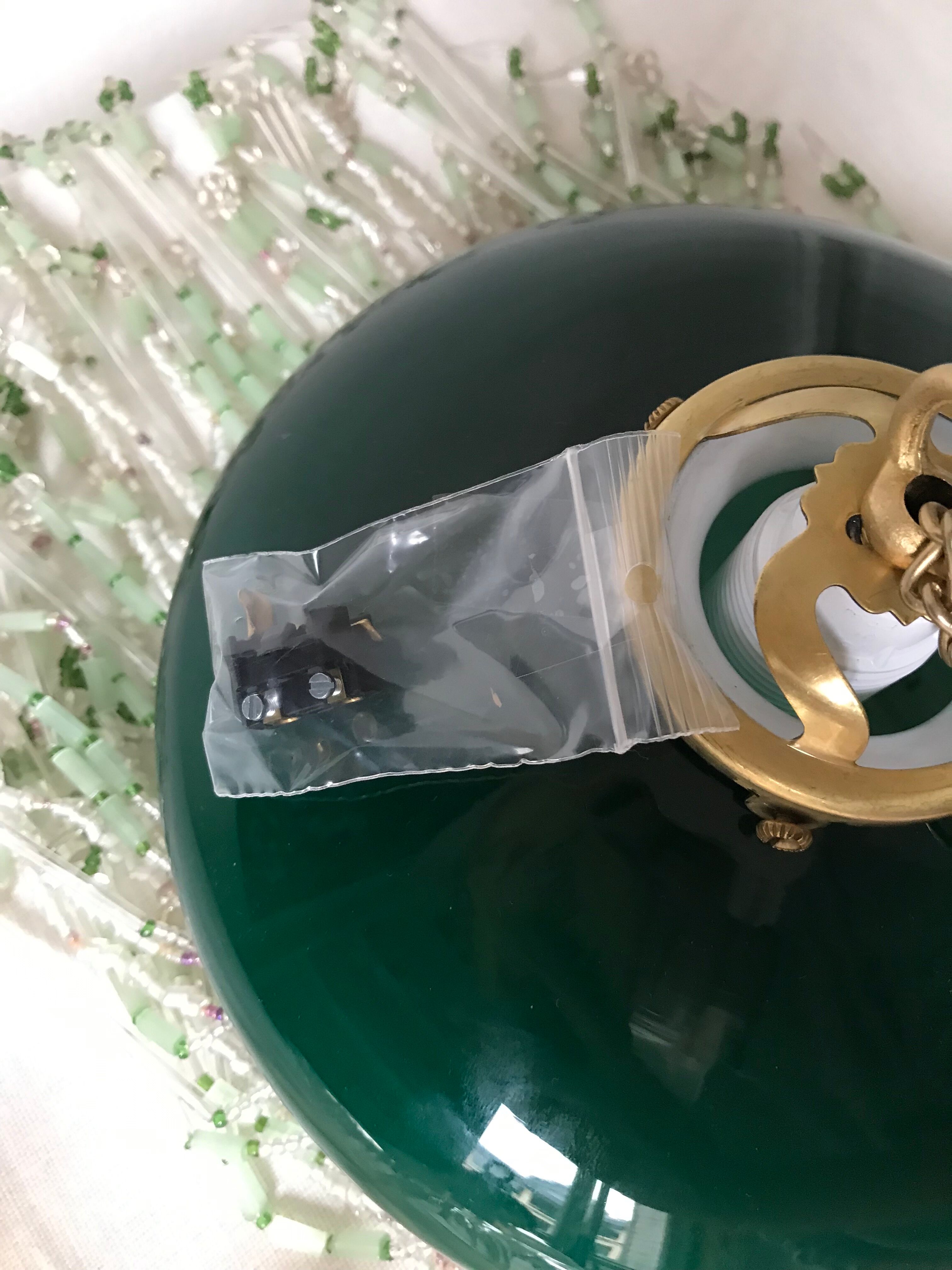 Vintage pearl pendant lamp