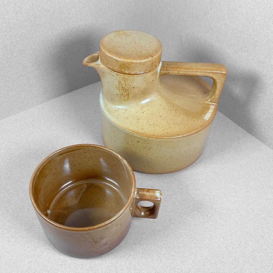 Brenne Feu Stoneware Coffee Maker + 1 Cup
