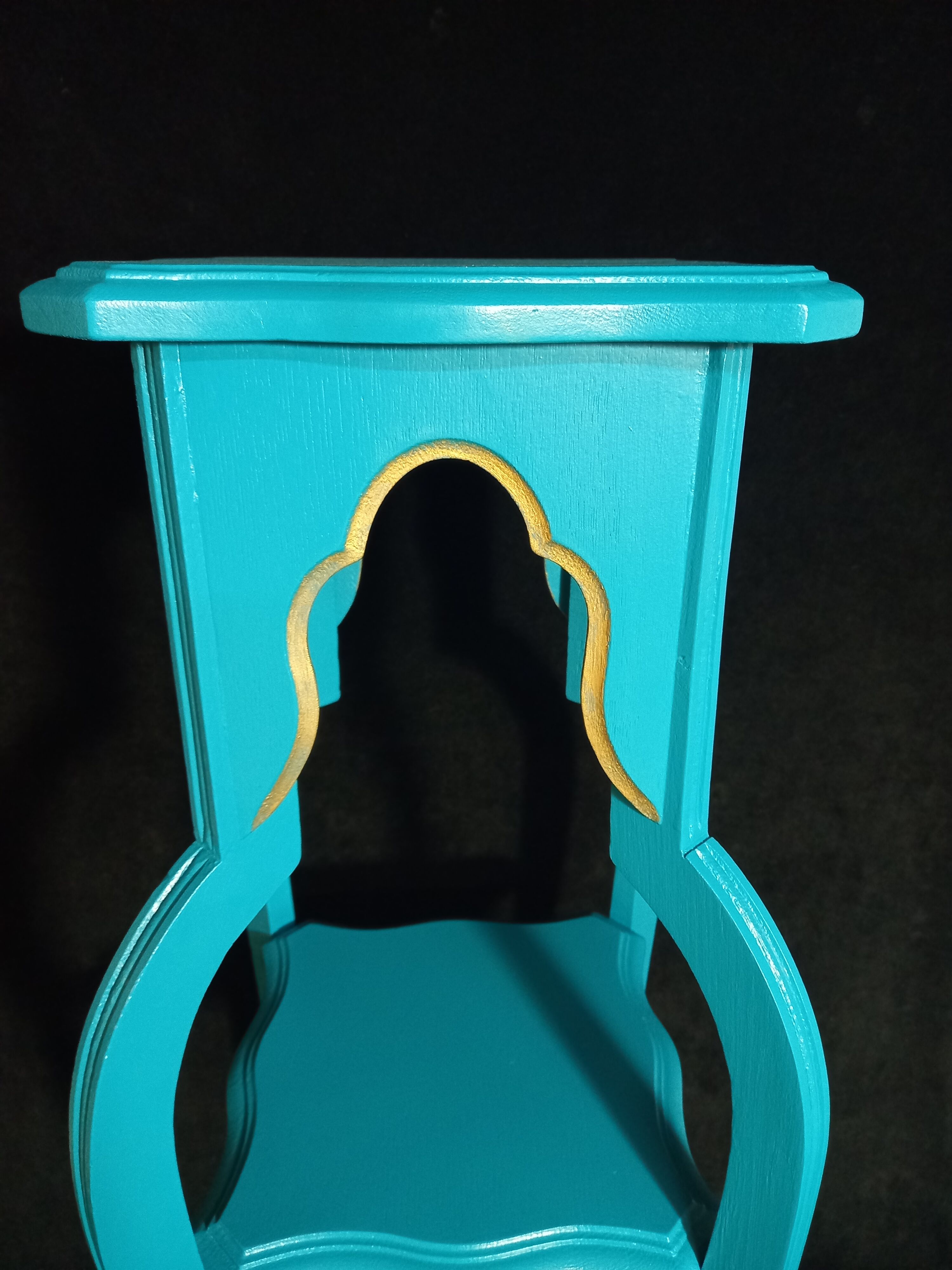 Fifth wheel one thousand and one nights in turquoise and gold