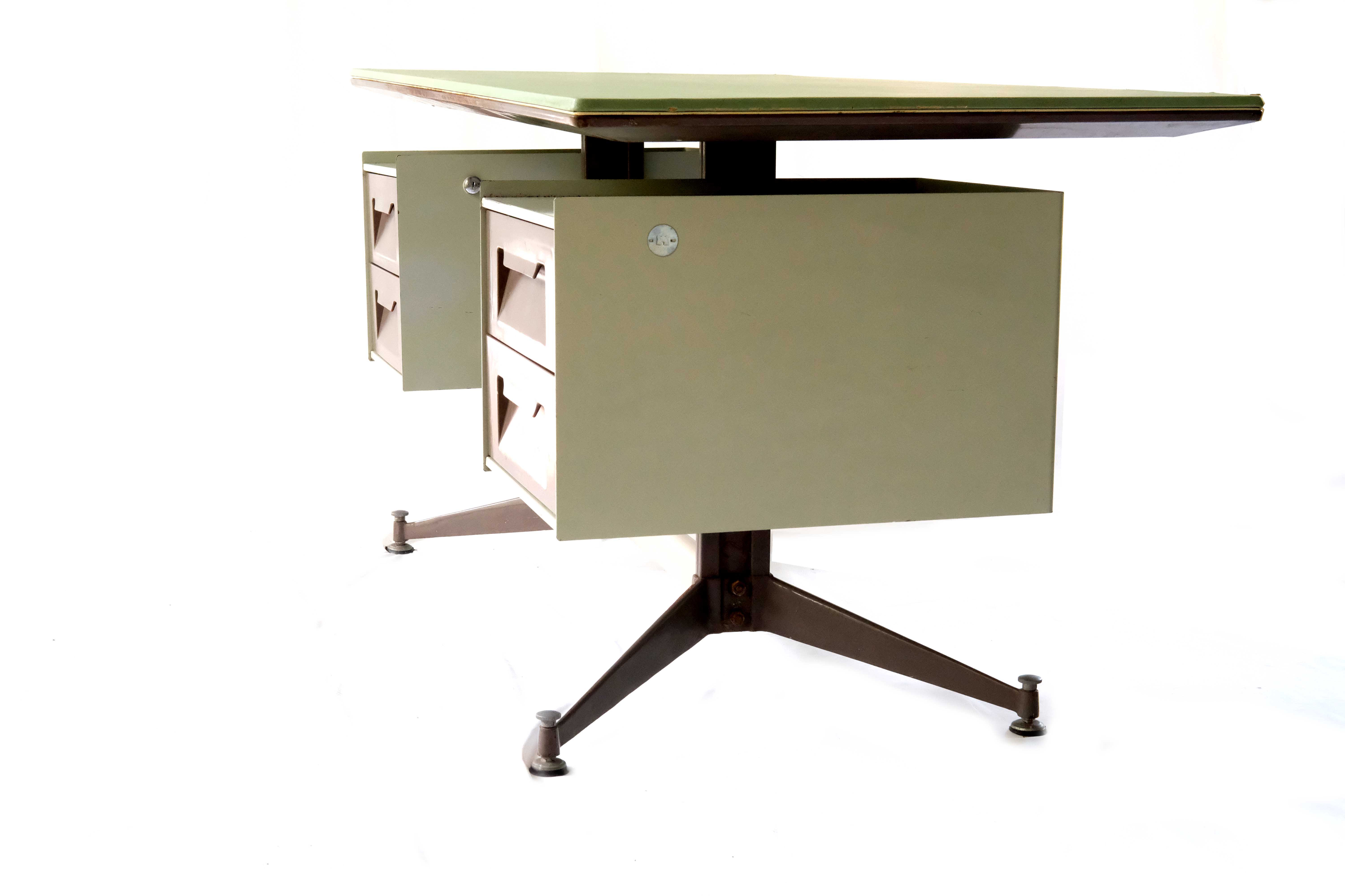 Metal Desk by Metacastelli, Italy 1970's
