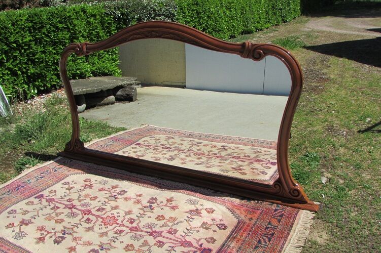 Wall mirror, cherry style Louis XV Italian - 217x110cm