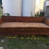 Art Deco banquette in its original condition.