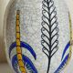 Soliflore bottle vase in fine earthenware boch frères la louvière-keramis early 20th century
