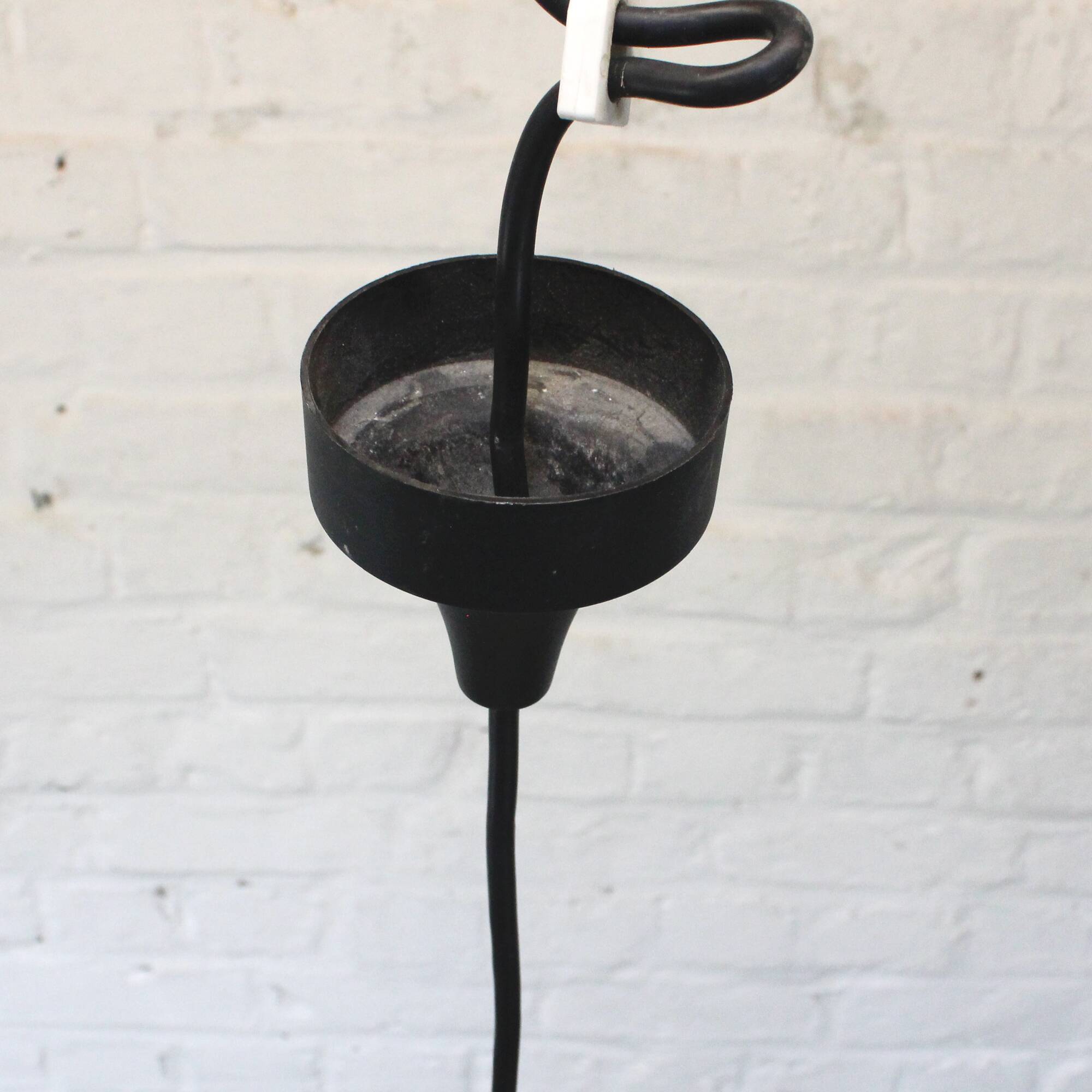 Vintage lacquered aluminum pendant light by Staff Leuchten 1970s